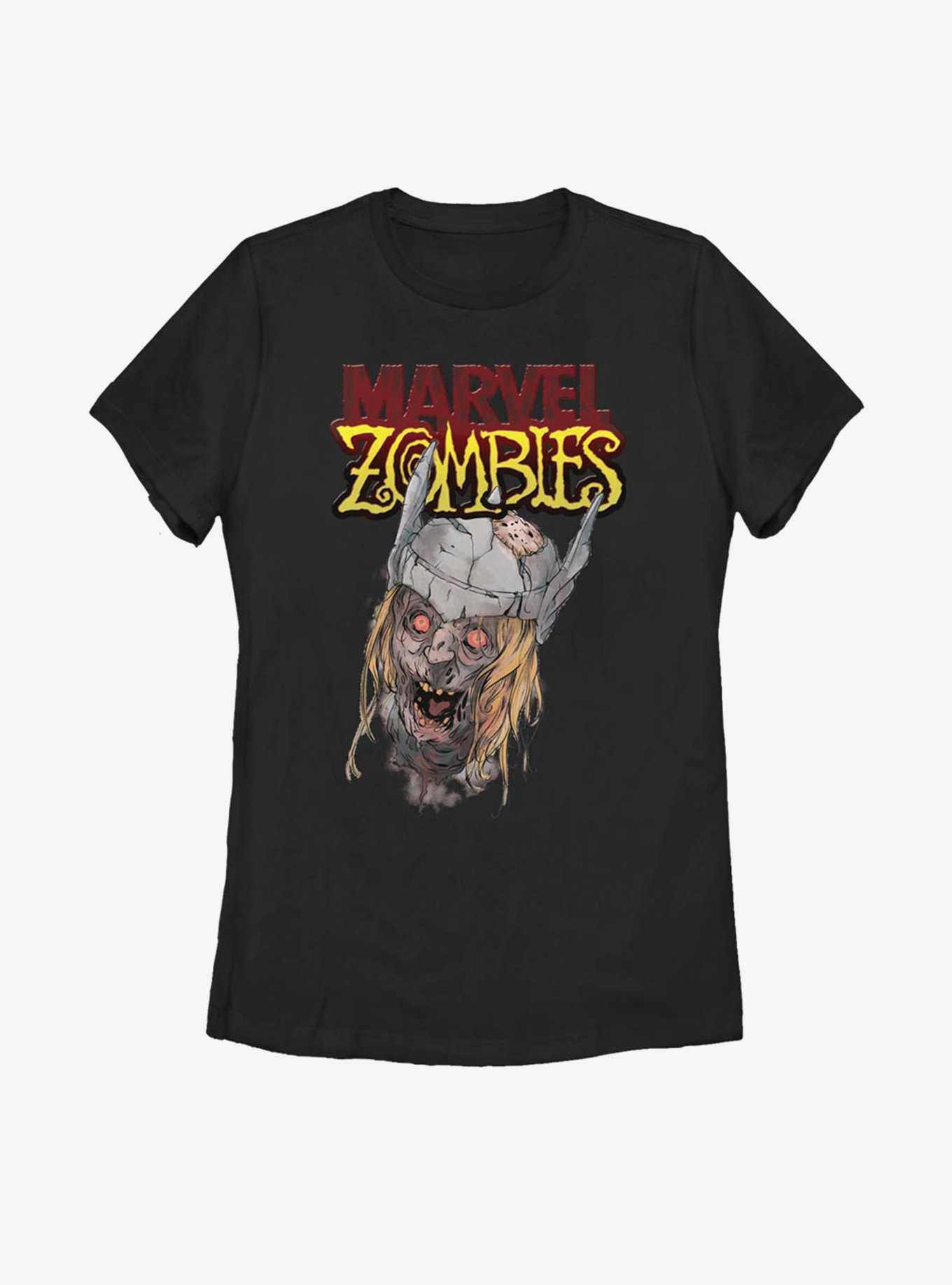 Marvel Zombies Head Of Thor Womens T-Shirt, , hi-res