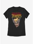 Marvel Zombies Head Of Wolverine Womens T-Shirt, BLACK, hi-res