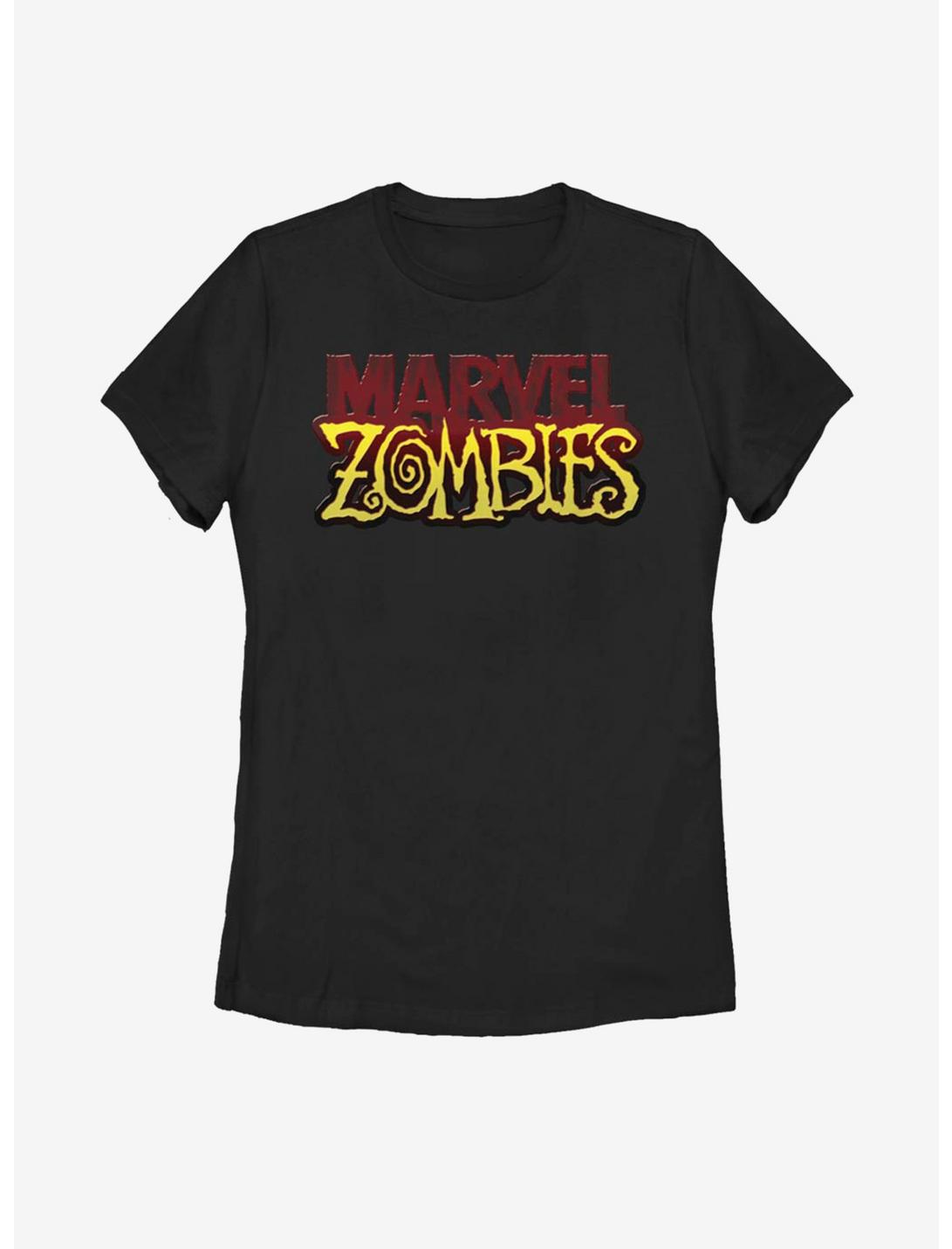 Marvel Zombies Marvel Zombies Logo Womens T-Shirt, BLACK, hi-res