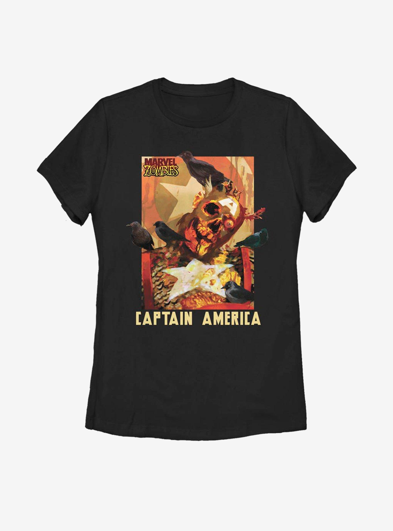Marvel Zombies Captain America Zombie Womens T-Shirt, , hi-res