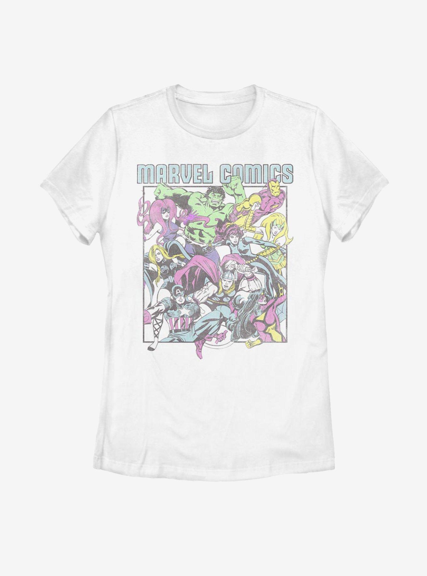 Marvel Avengers Ready To Protect Womens T-Shirt, , hi-res
