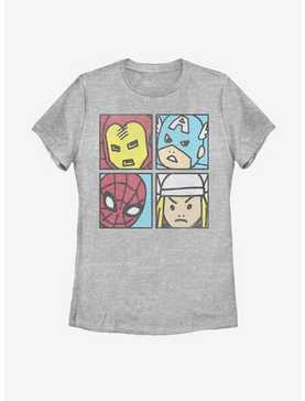 Marvel Avengers Pop Squares Womens T-Shirt, , hi-res