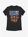 Plus Size Marvel Iron Man Steel Power Womens T-Shirt, BLACK, hi-res