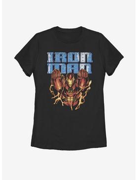 Plus Size Marvel Iron Man Steel Power Womens T-Shirt, , hi-res