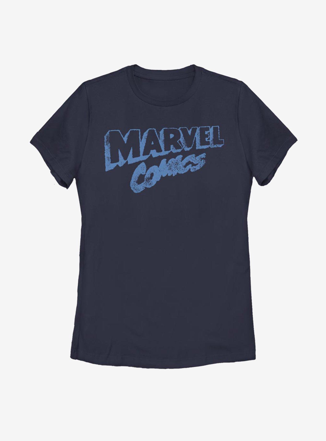 Marvel Distressed Logo Womens T-Shirt, , hi-res