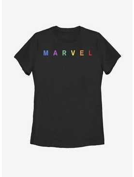 Marvel Bold Color Logo Womens T-Shirt, , hi-res