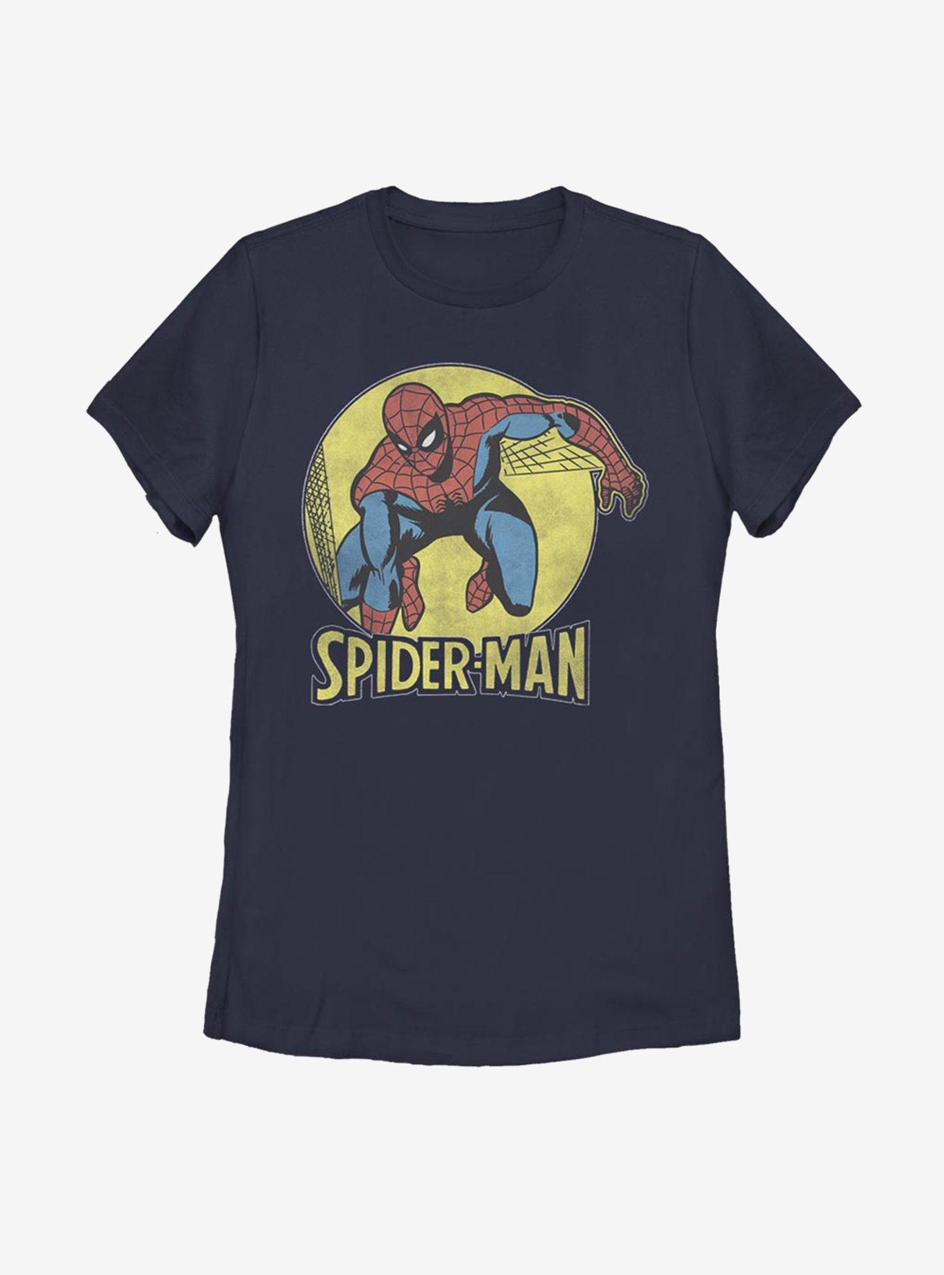 Marvel Spider-Man Classic Spidey Womens T-Shirt, NAVY, hi-res