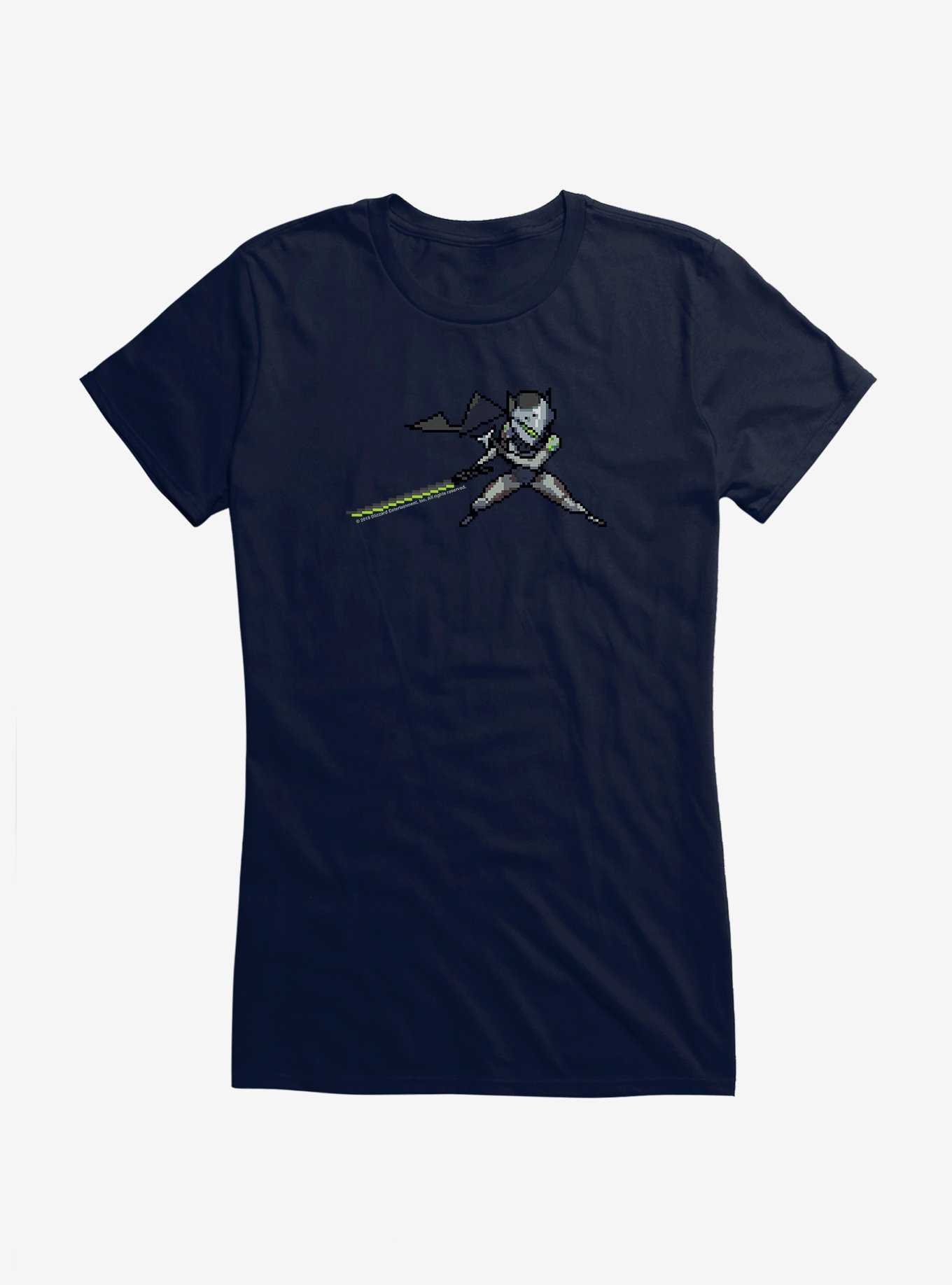 Overwatch Genji Pixel Girls T-Shirt, , hi-res