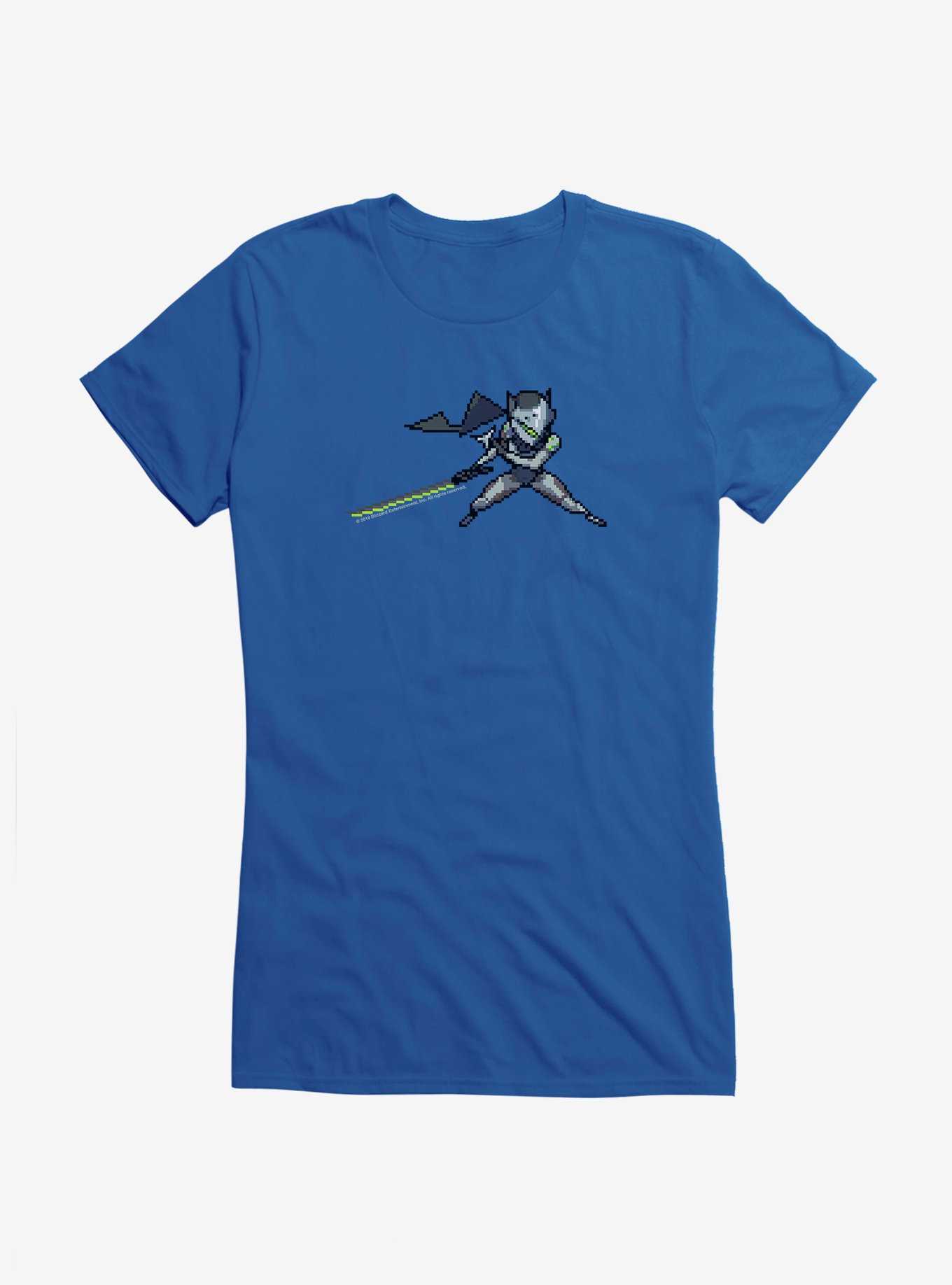 Overwatch Genji Pixel Girls T-Shirt, , hi-res