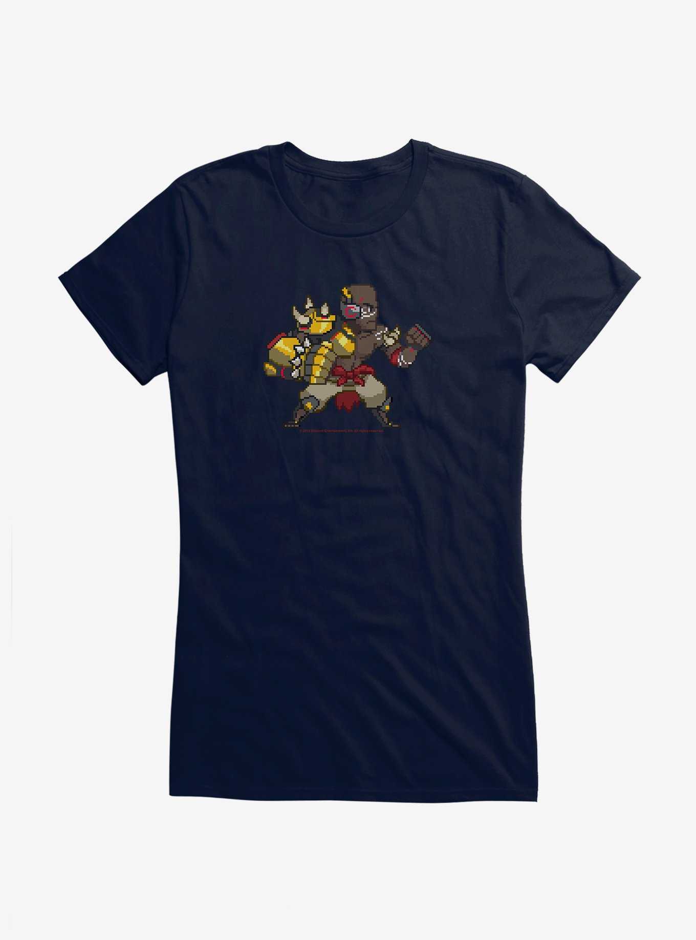 Overwatch Doomfist Pixel Girls T-Shirt, , hi-res