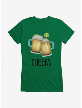 Emoji St. Patrick's Day Icons Cheers Mugs Girls T-Shirt, , hi-res