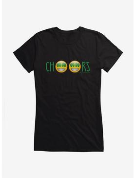 Emoji St. Patrick's Day Icons Shamrock Eyes Cheers Girls T-Shirt, , hi-res