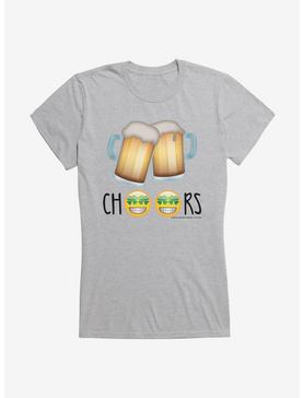 Emoji St. Patrick's Day Icons Shamrock Eyes Cheers Mugs Girls T-Shirt, , hi-res