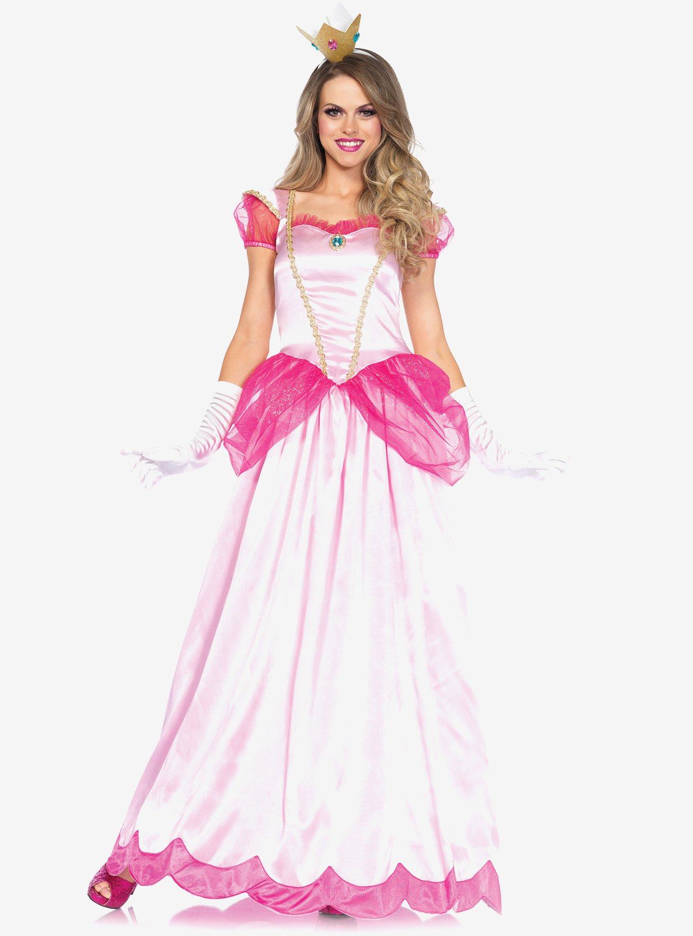 Classic Pink Princess Long Dress, PINK, hi-res