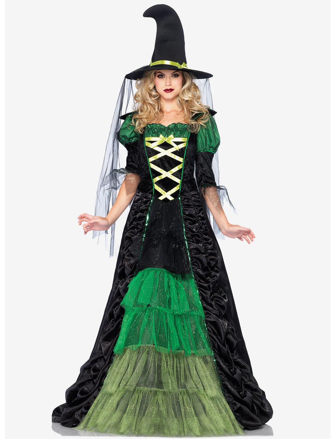 Storybook Witch, BLACK  GREEN, hi-res