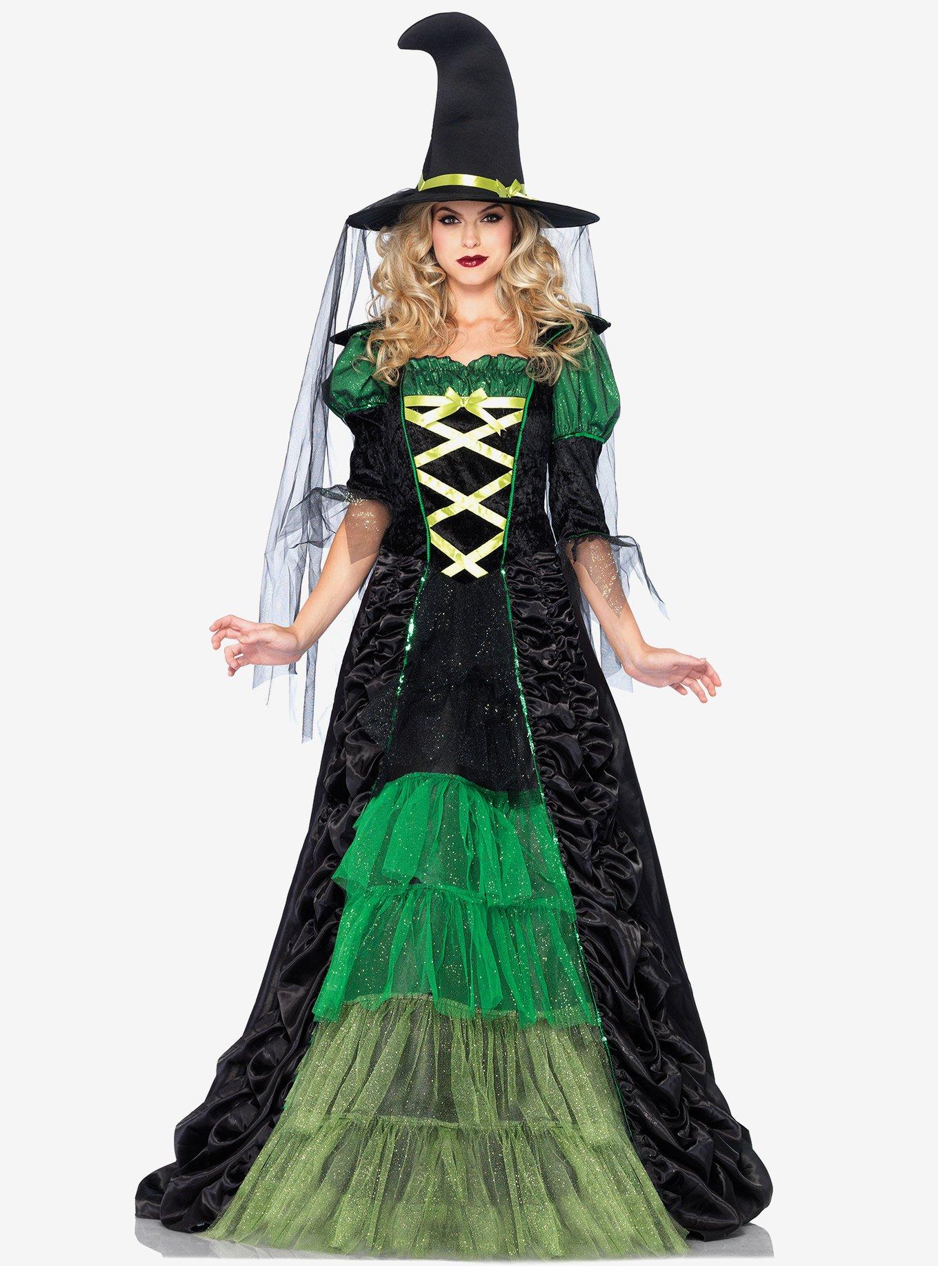 Storybook Witch, BLACK  GREEN, hi-res