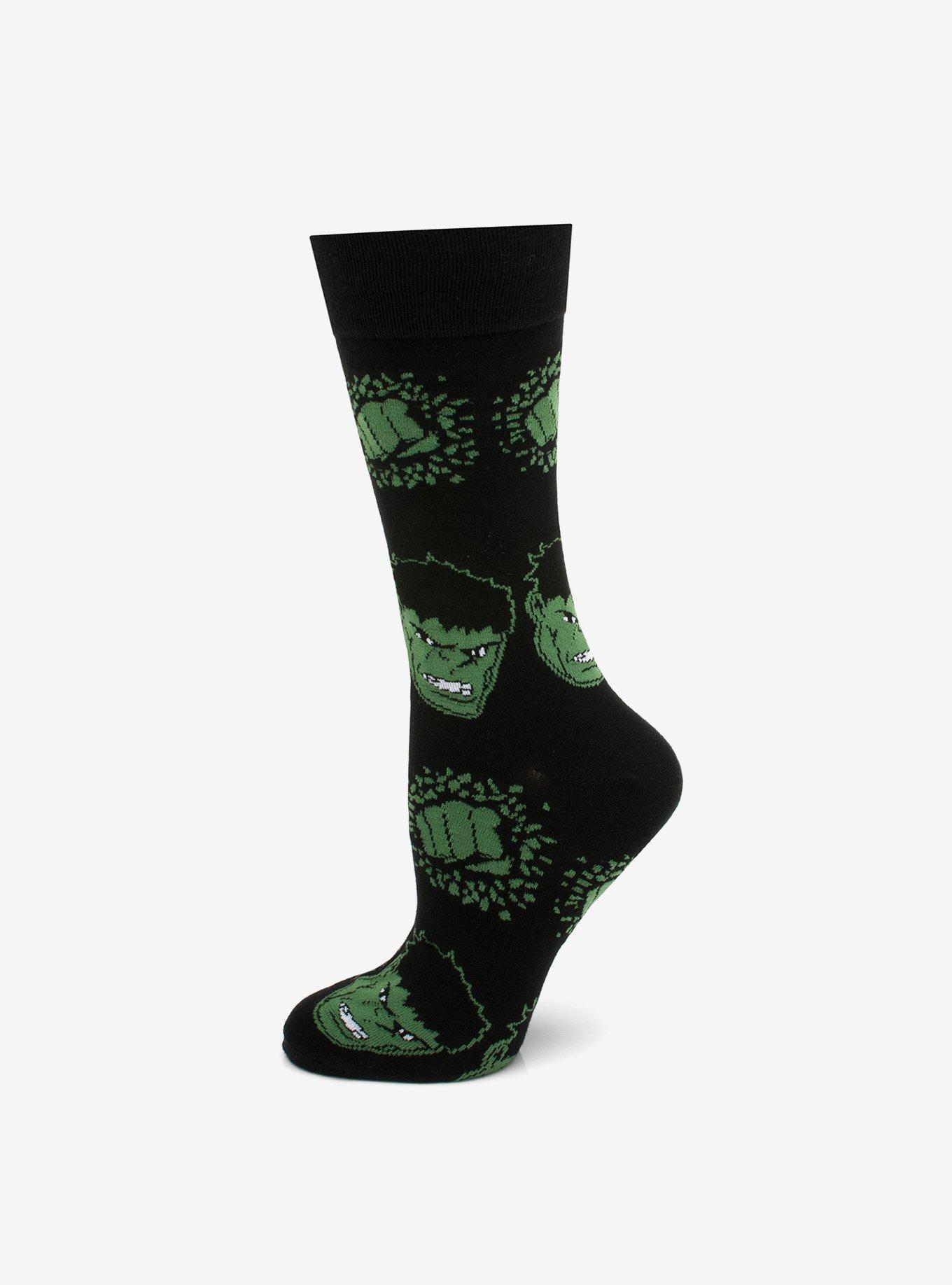 Marvel Hulk Black Socks, , hi-res