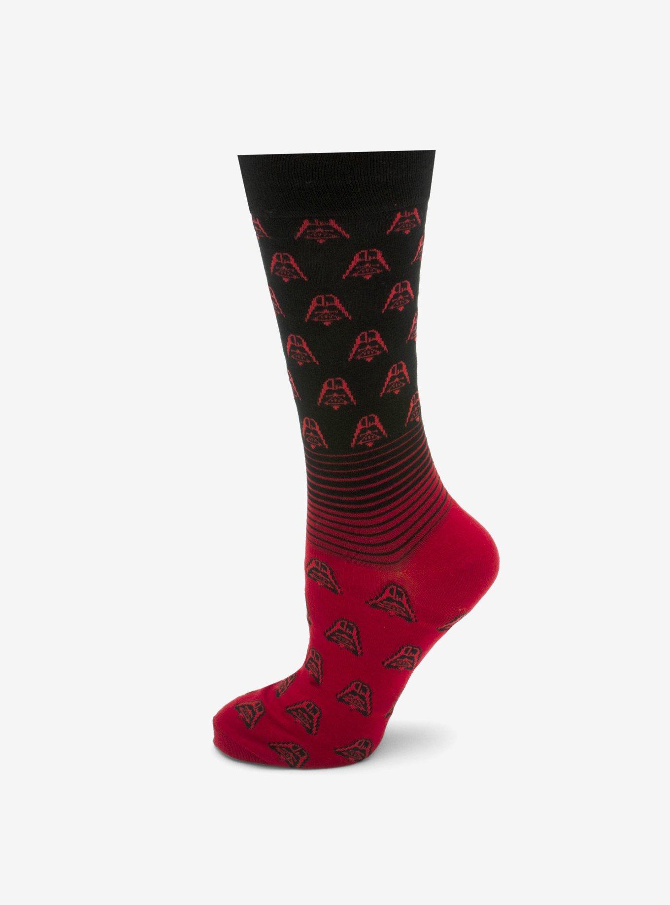 Star Wars Darth Vader Red Ombre Socks, , hi-res