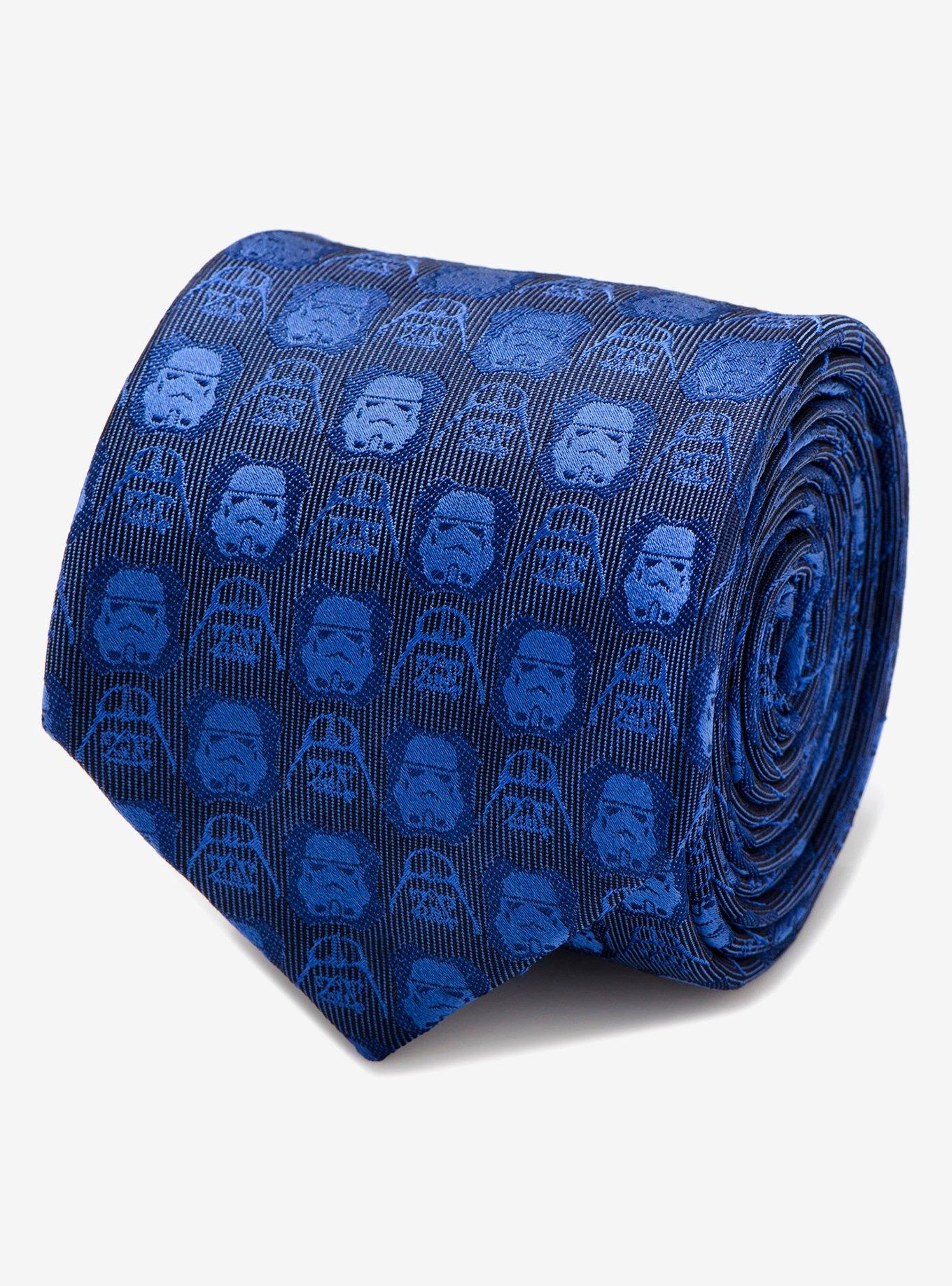 Star Wars Darth Vader and Stormtrooper Blue Tie, , hi-res