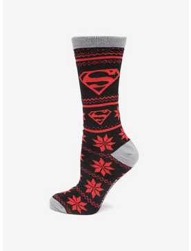 DC Comics Superman Fair Isle Socks, , hi-res