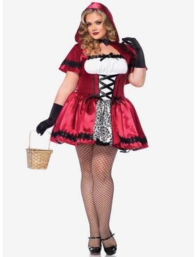 Gothic Red Riding Hood Dress Plus Size, , hi-res