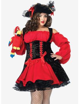 Vixen Pirate Wench With Velvet Corset Dress Plus Size, , hi-res