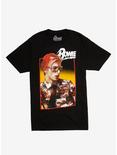 David Bowie 70s Style Portrait T-Shirt, BLACK, hi-res