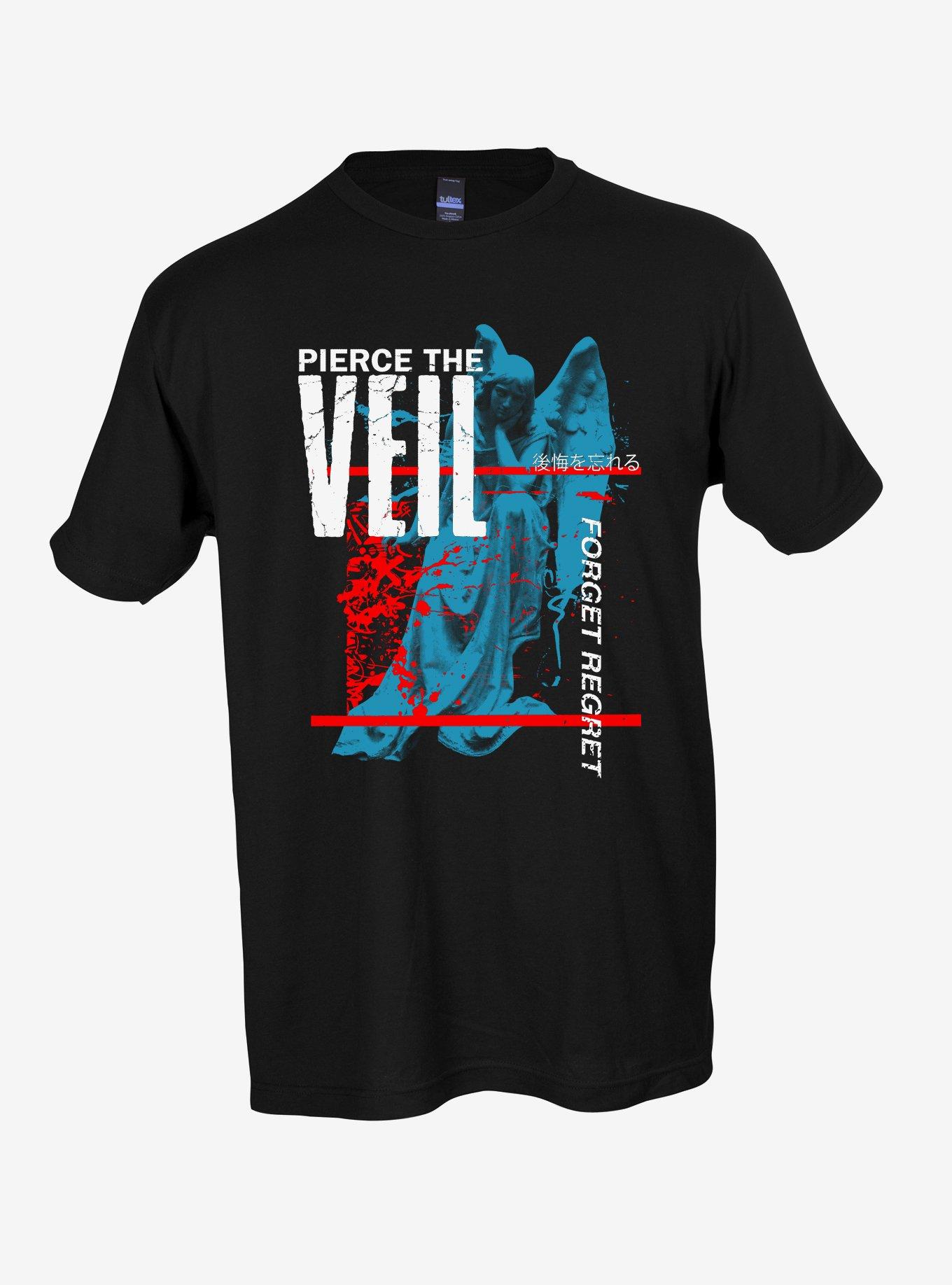 Pierce The Veil Cheap Bouquet Angel T-Shirt Hot Topic Exclusive, BLACK, hi-res