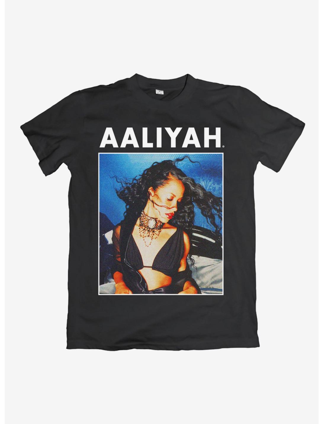 Aaliyah Photo T-Shirt, BLACK, hi-res