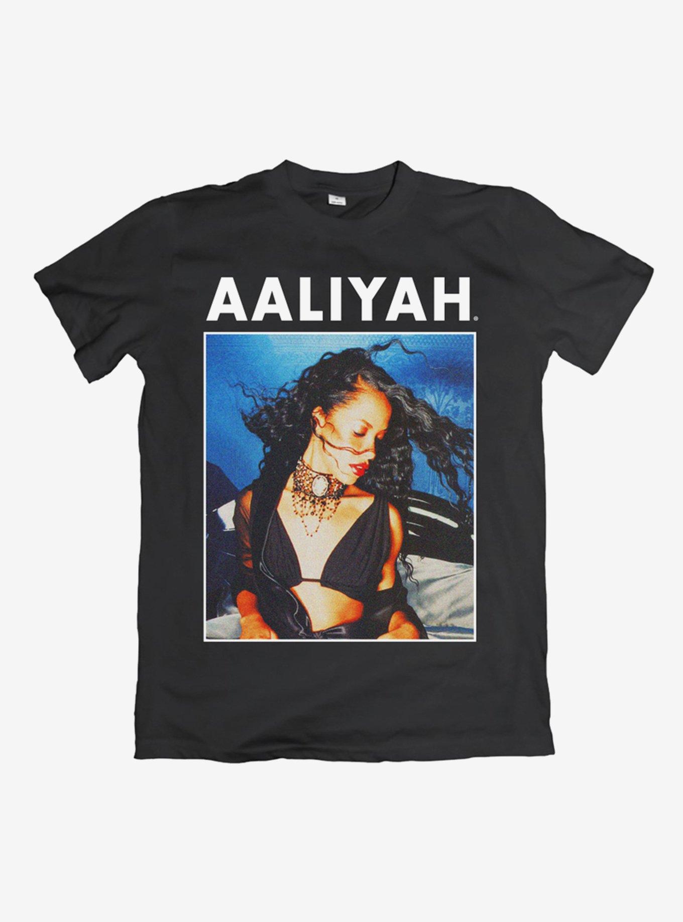 Aaliyah Photo T-Shirt, BLACK, hi-res