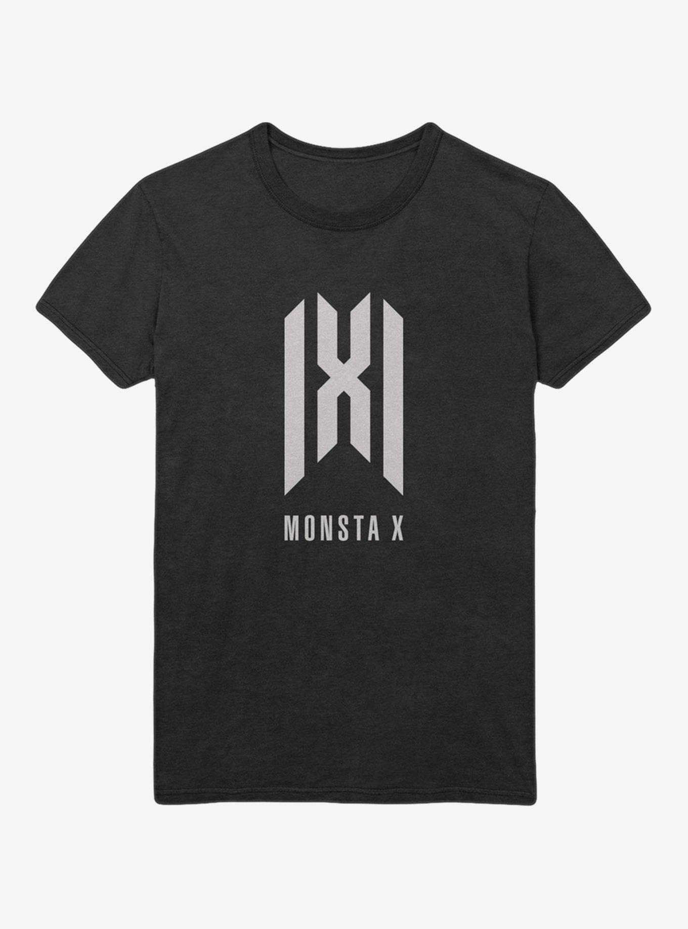 Monsta X Logo T-Shirt, BLACK, hi-res