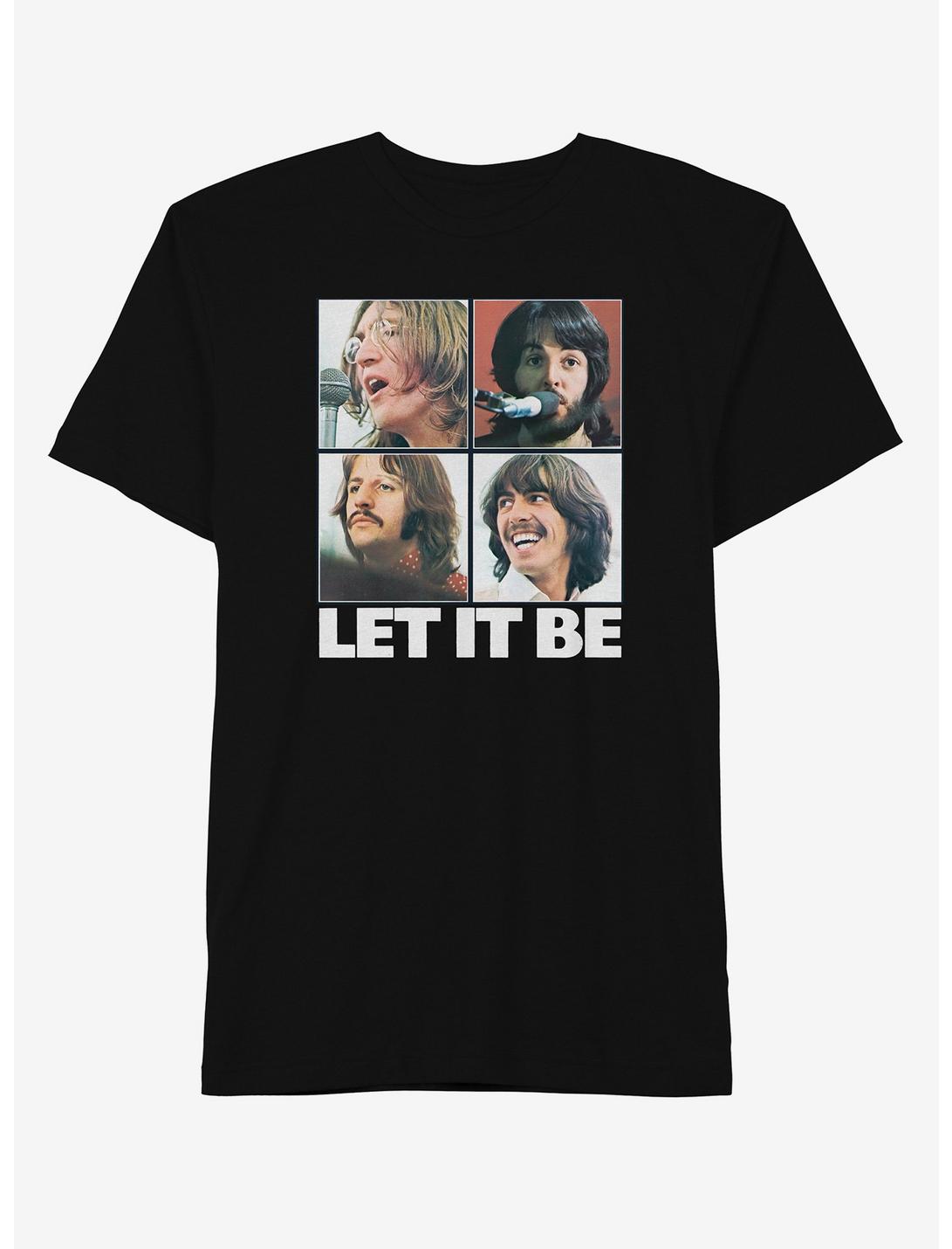 The Beatles Let It Be Tracklist T-Shirt, BLACK, hi-res