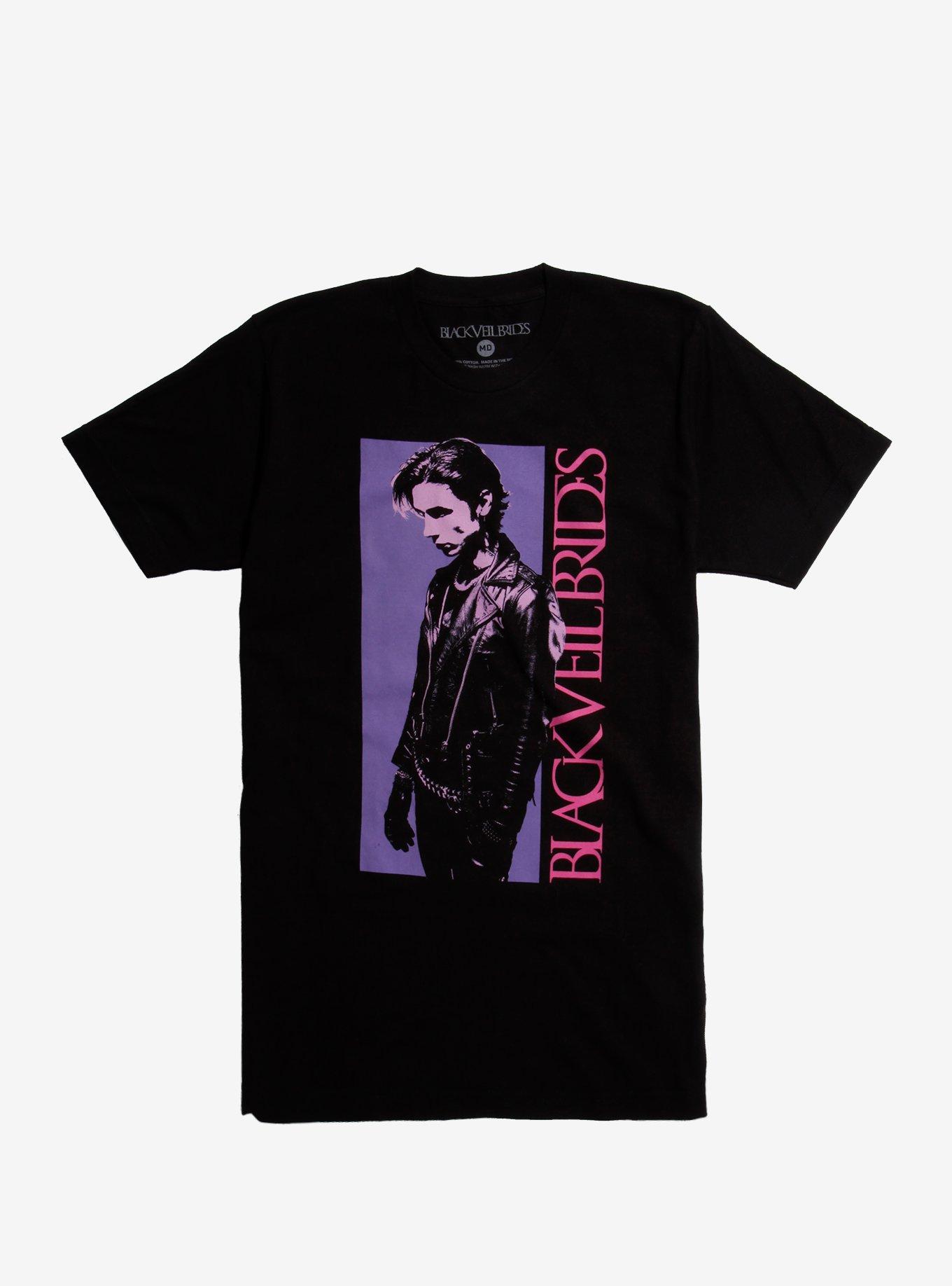 Black Veil Brides Andy T-Shirt, BLACK, hi-res