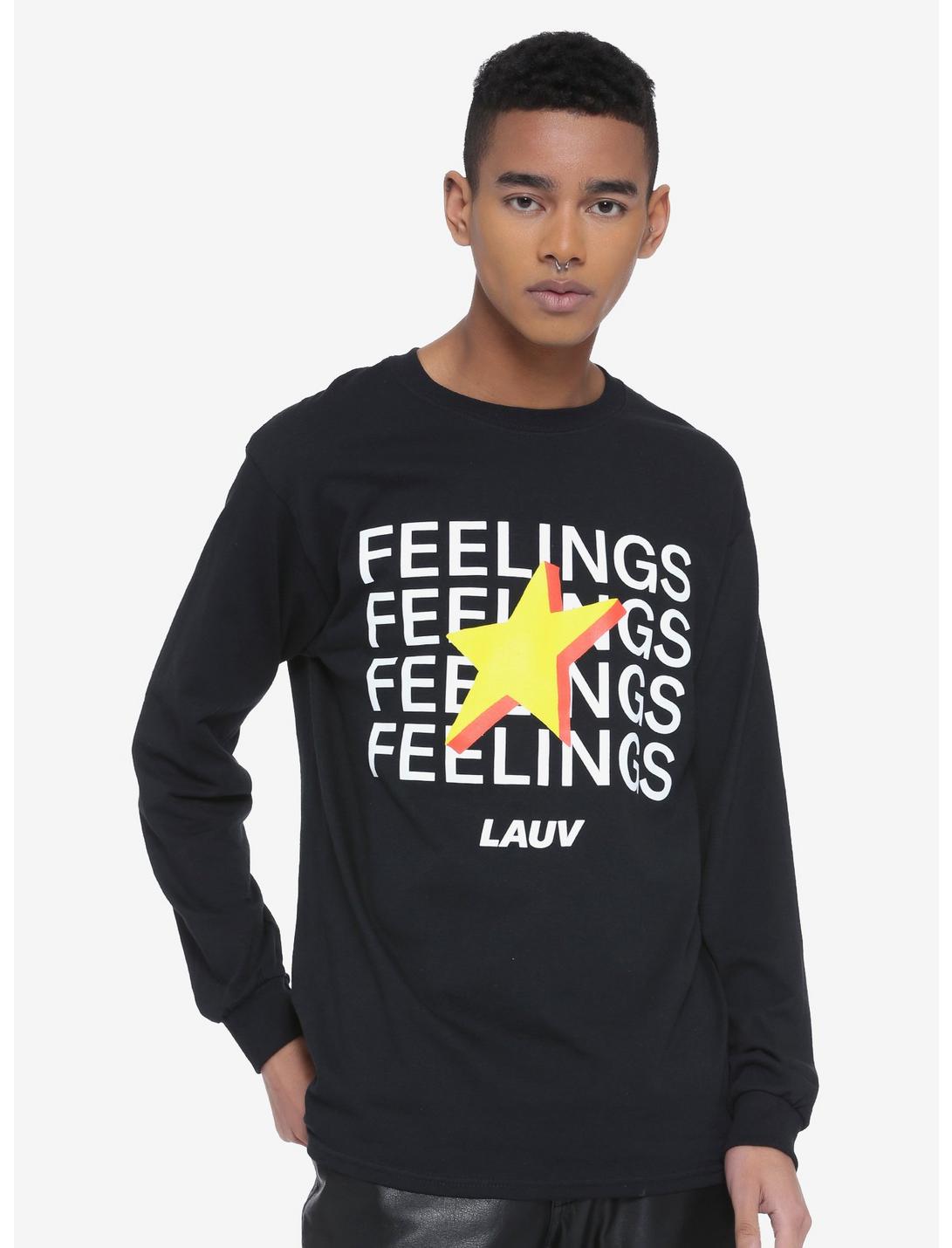 Lauv Feelings Long-Sleeve T-Shirt, BLACK, hi-res