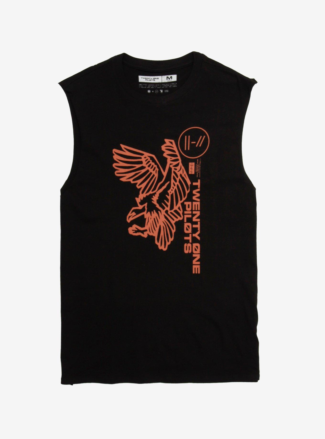 Twenty One Pilots Trench Vulture Muscle T-Shirt, BLACK, hi-res