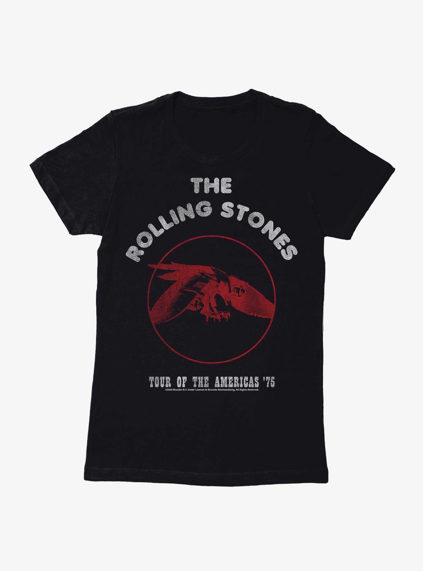 The Rolling Stones Tour Of The Americas '75 Womens T-Shirt, , hi-res