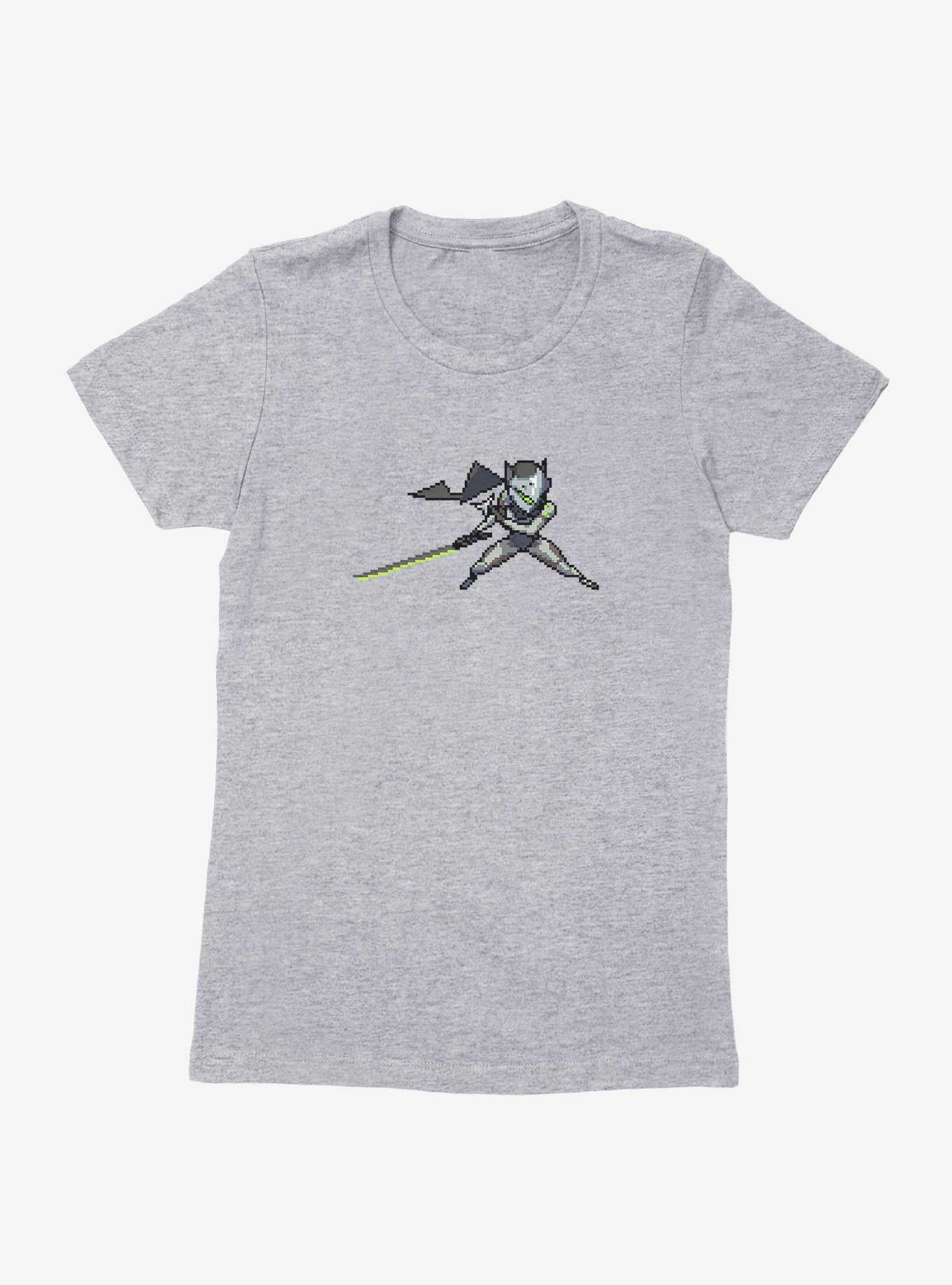 Overwatch Genji Pixel Womens T-Shirt, , hi-res