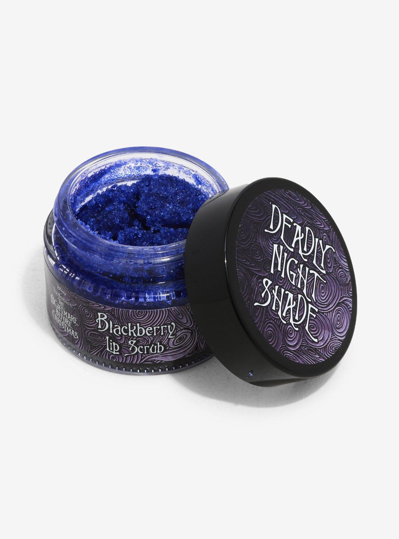 Disney The Nightmare Before Christmas Deadly Nightshade Blackberry Lip Scrub