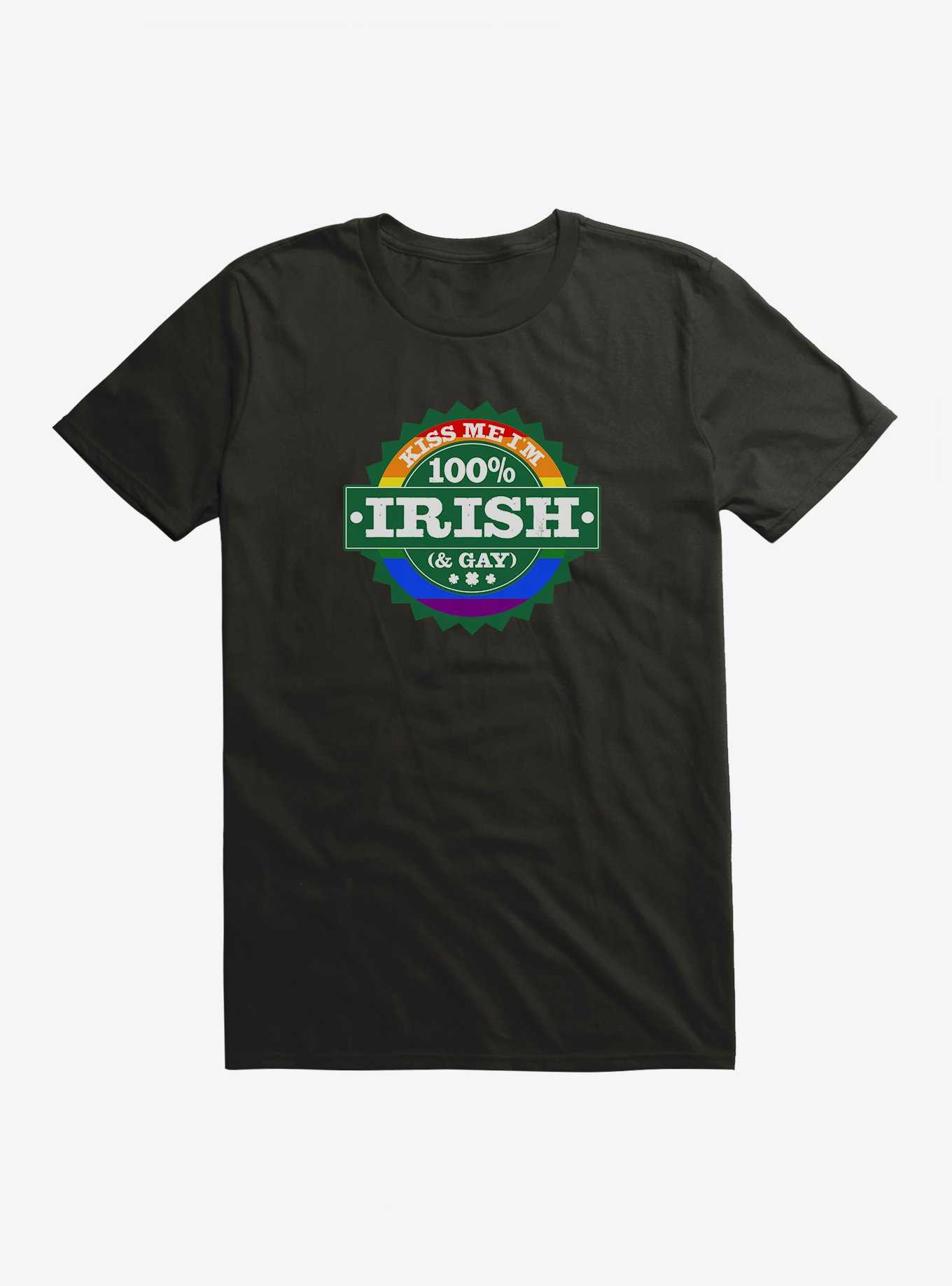 100% Irish And Gay! T-Shirt, , hi-res