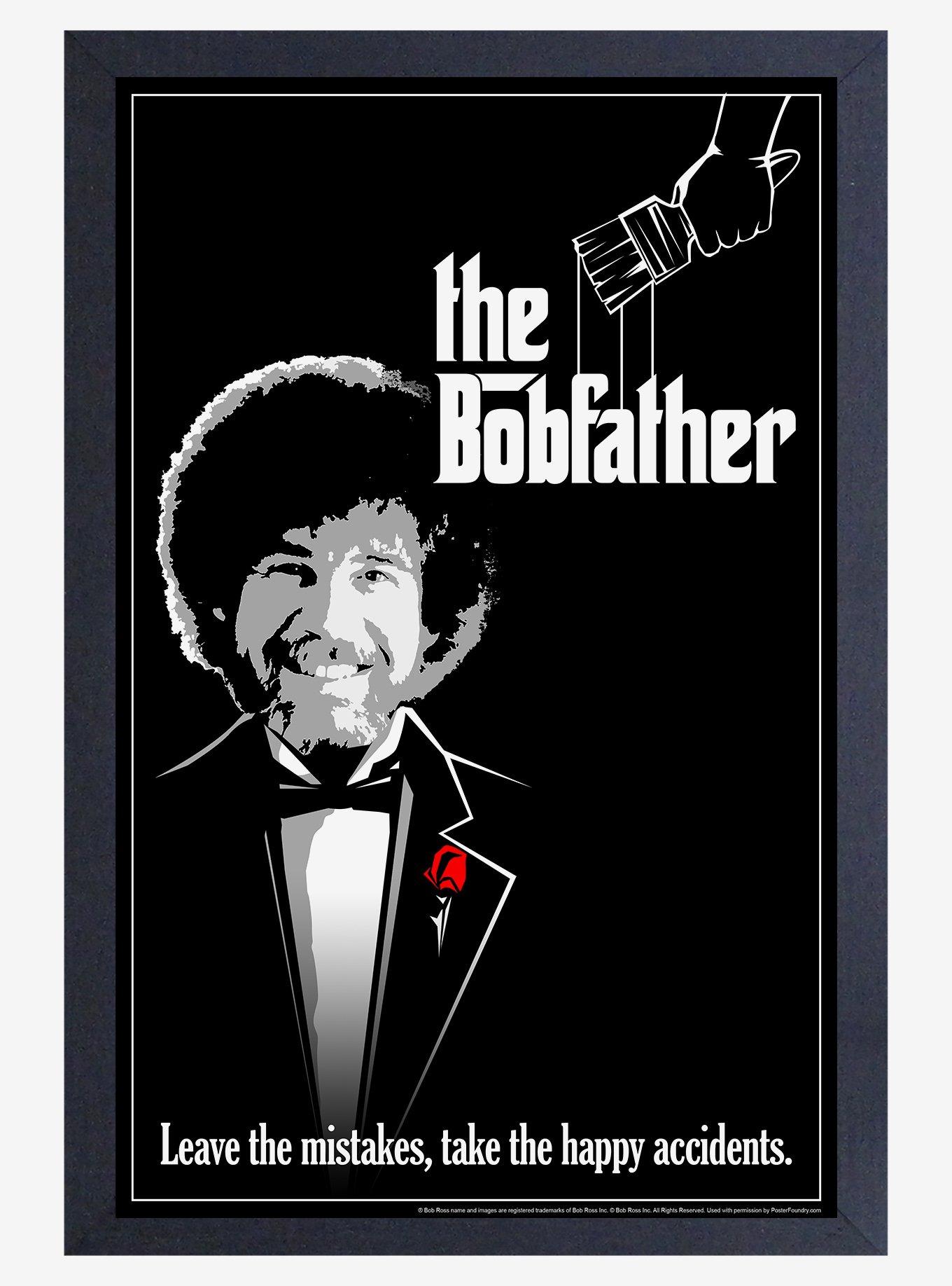 Bob Ross The Bobfather Framed Poster, , hi-res