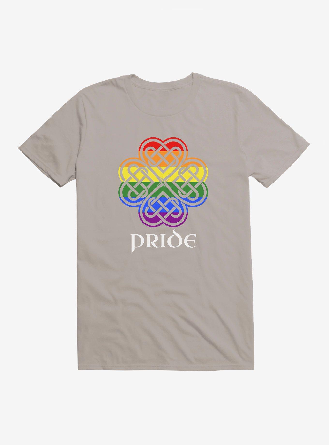 Celtic Gay Pride T-Shirt, LIGHT GREY, hi-res