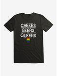 Cheers For Beers And Queers T-Shirt, , hi-res