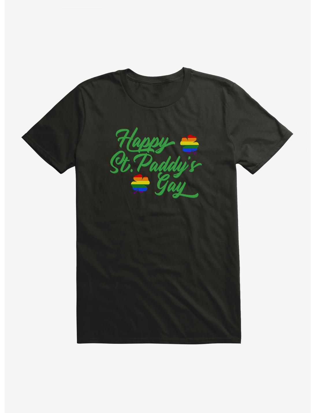 Happy St. Paddy's Gay T-Shirt, BLACK, hi-res