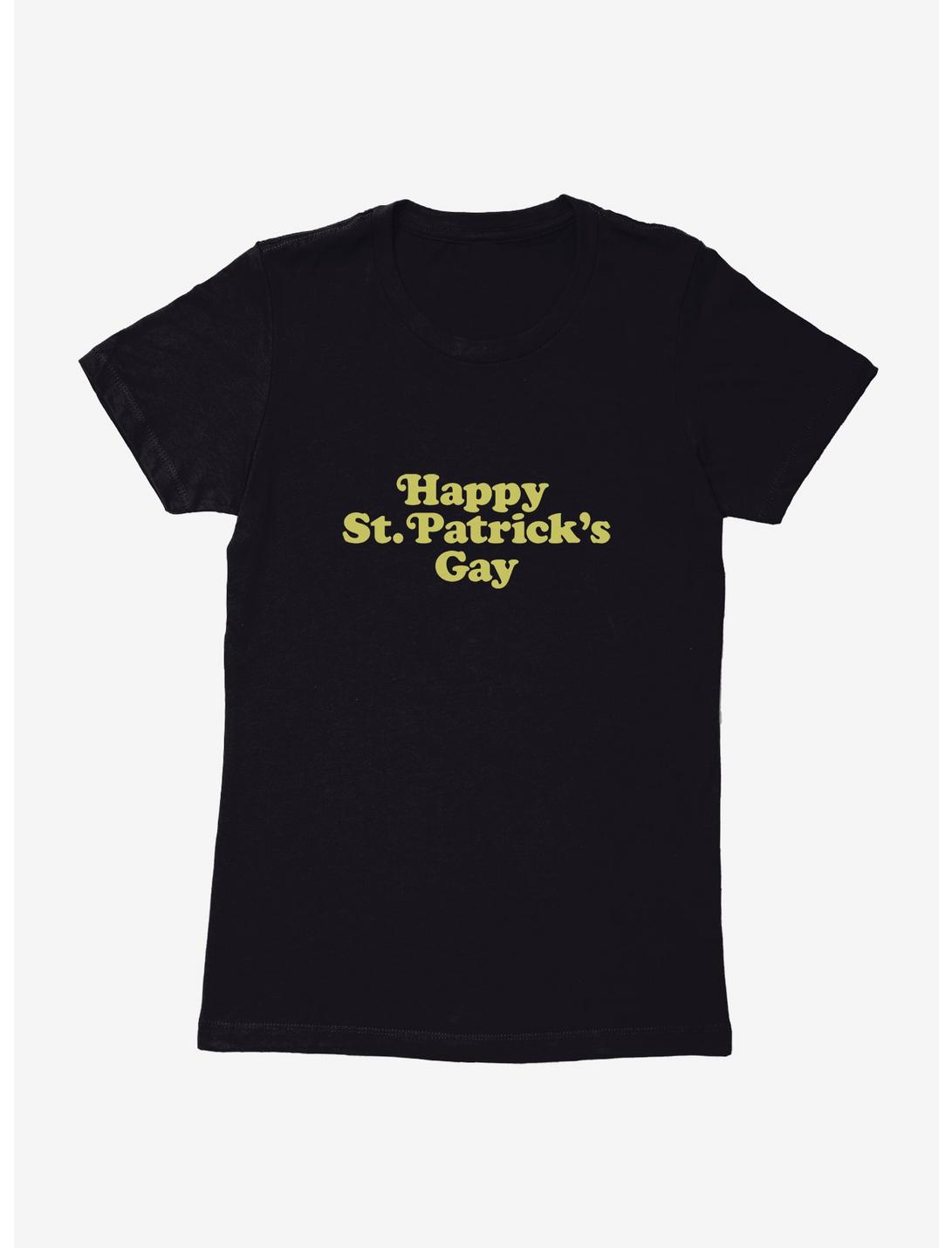 St. Patrick's Gay Womens T-Shirt, BLACK, hi-res