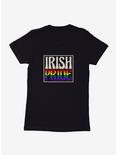 Rainbow Irish Pride Womens T-Shirt, BLACK, hi-res