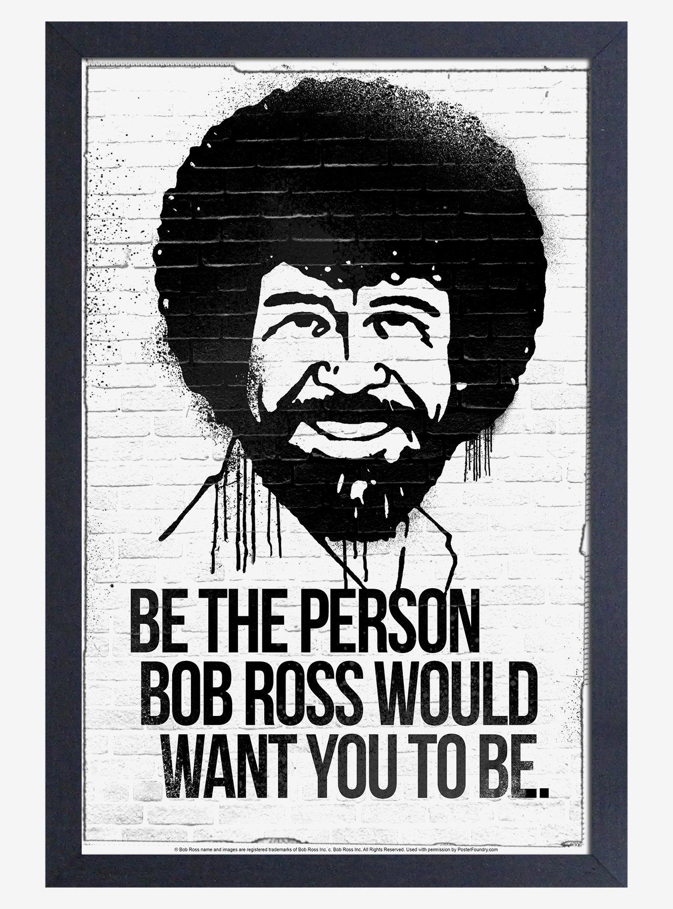 Bob Ross - Be the Person Framed Print, , hi-res