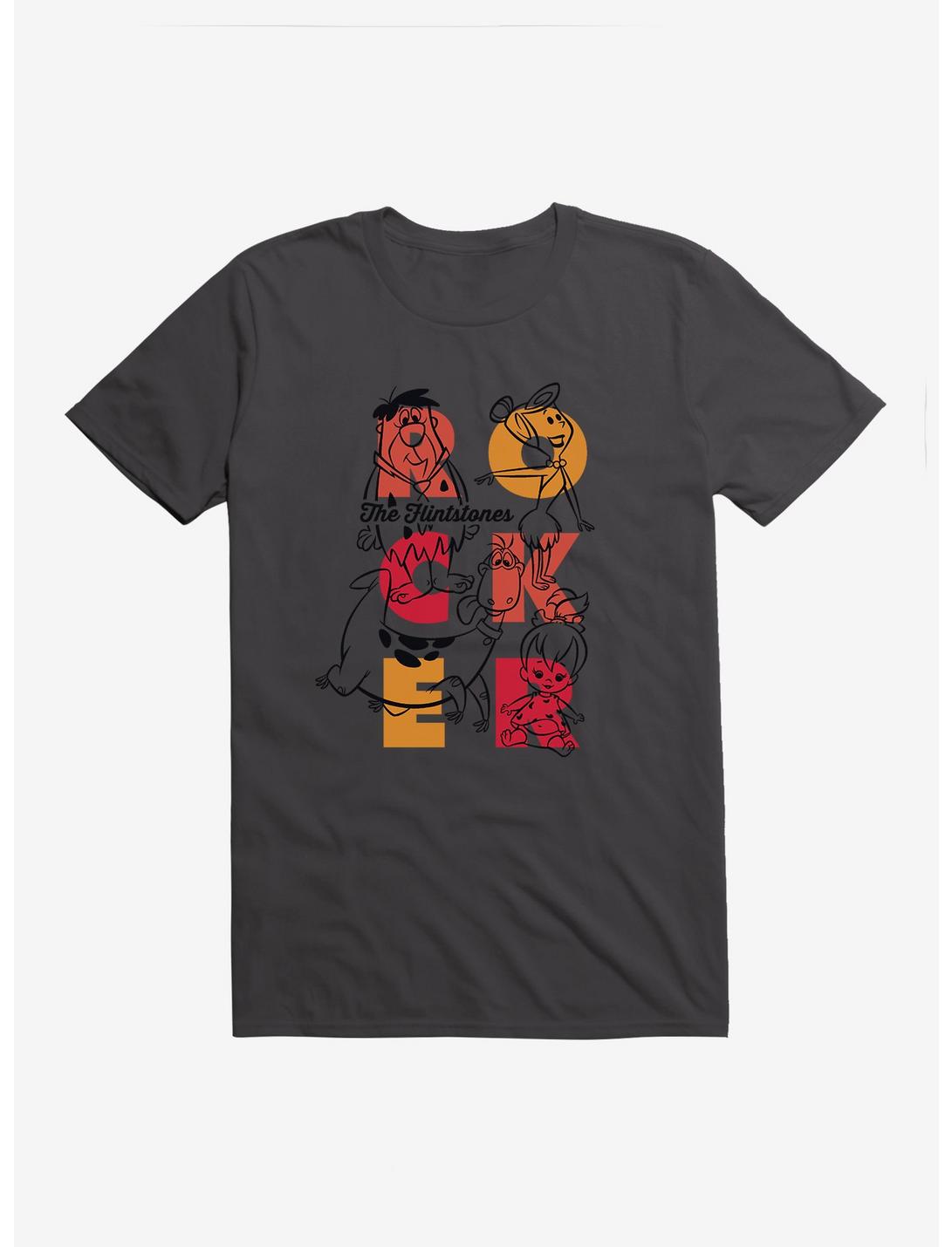The Flintstones Rocker Family T-Shirt, DARK GREY, hi-res