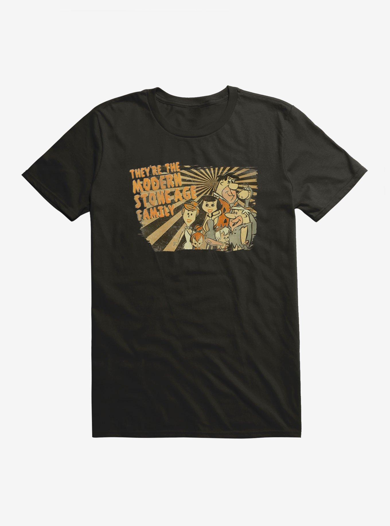 The Flintstones Modern Family Distressed T-Shirt, , hi-res