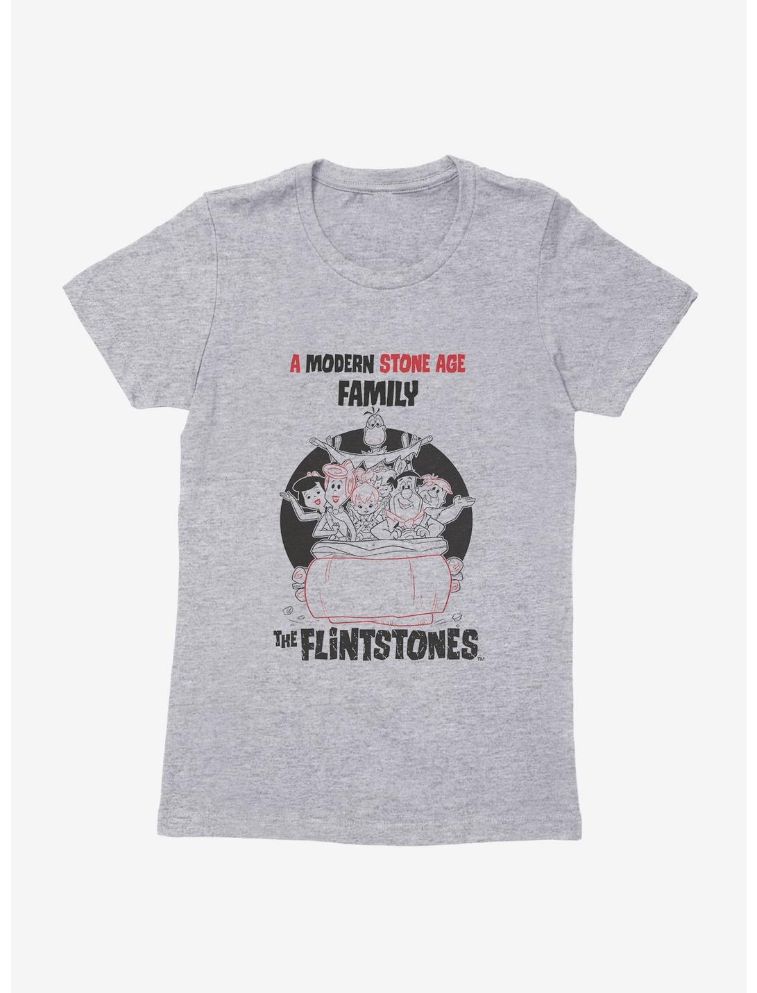 The Flintstones A Modern Stone Age Family Womens T-Shirt, HEATHER, hi-res