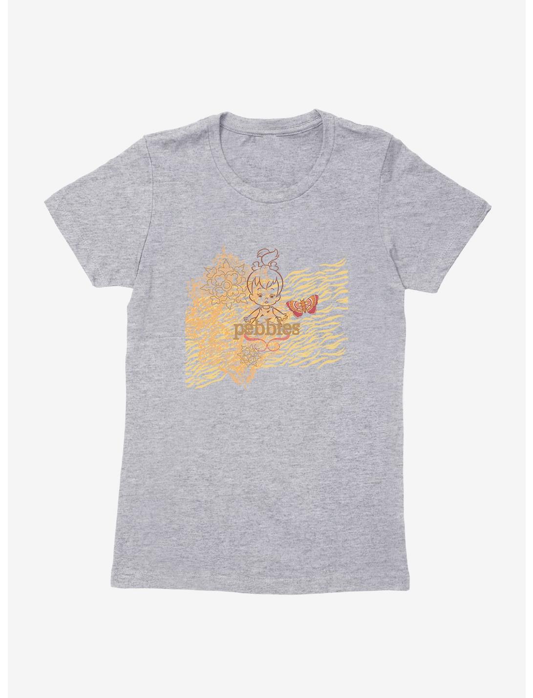 The Flintstones Butterfly Pebbles Womens T-Shirt, HEATHER, hi-res